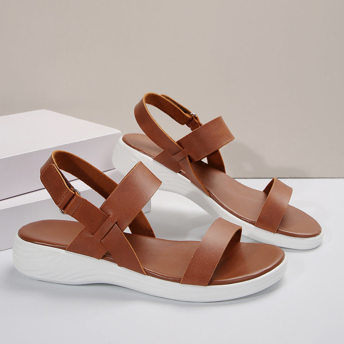 Sandales plates-Confort absolu
