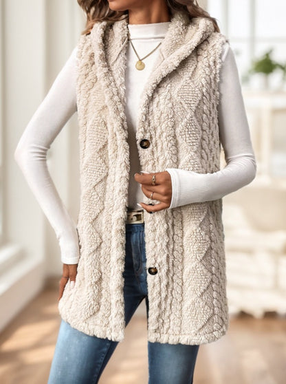 Gilet polaire à capuche - Style et élégance