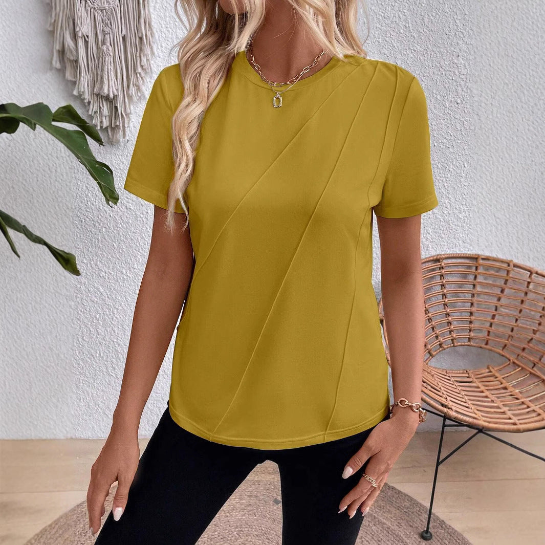 T-shirt à col ronde - Désigne chic