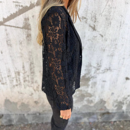 Chic blazer en dentelle - Elégant et sophistiqué